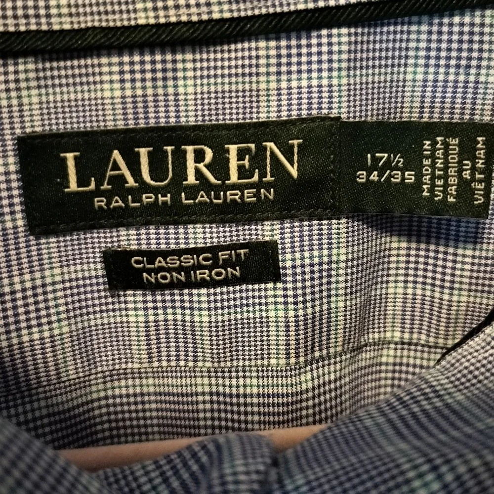 2 Lauren Ralph Lauren Men's XL 17 1/2 34/35  Button Up‎ Dress Shirts